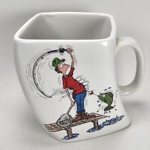 “The Results of Over-Cast” Golf Gifts Retro Mug